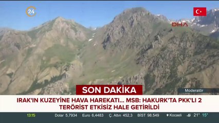 Irak'ın kuzeyine hava harekatı