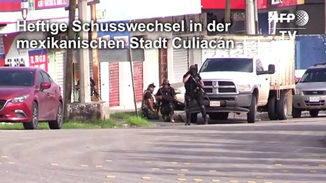 Straßenkämpfe in Mexiko nach Festnahme von El Chapos Sohn