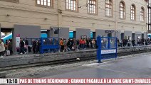Aucun TER ce matin en Provence : grosse pagaille à la Gare Saint-Charles à Marseille