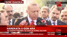 Erdoğan'dan Suriye'nin kuzeyinde çatışmaların devam ettiği iddialarına: Bunların hepsi dezenformasyon