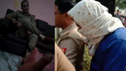 मुकदमे से नाम हटाने के लिए दस-दस हजार की मांग कर रहा दारोगा कैमरे में कैद