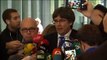 Puigdemont sale en libertad sin fianza tras declarar ante la Fiscalía en Bruselas