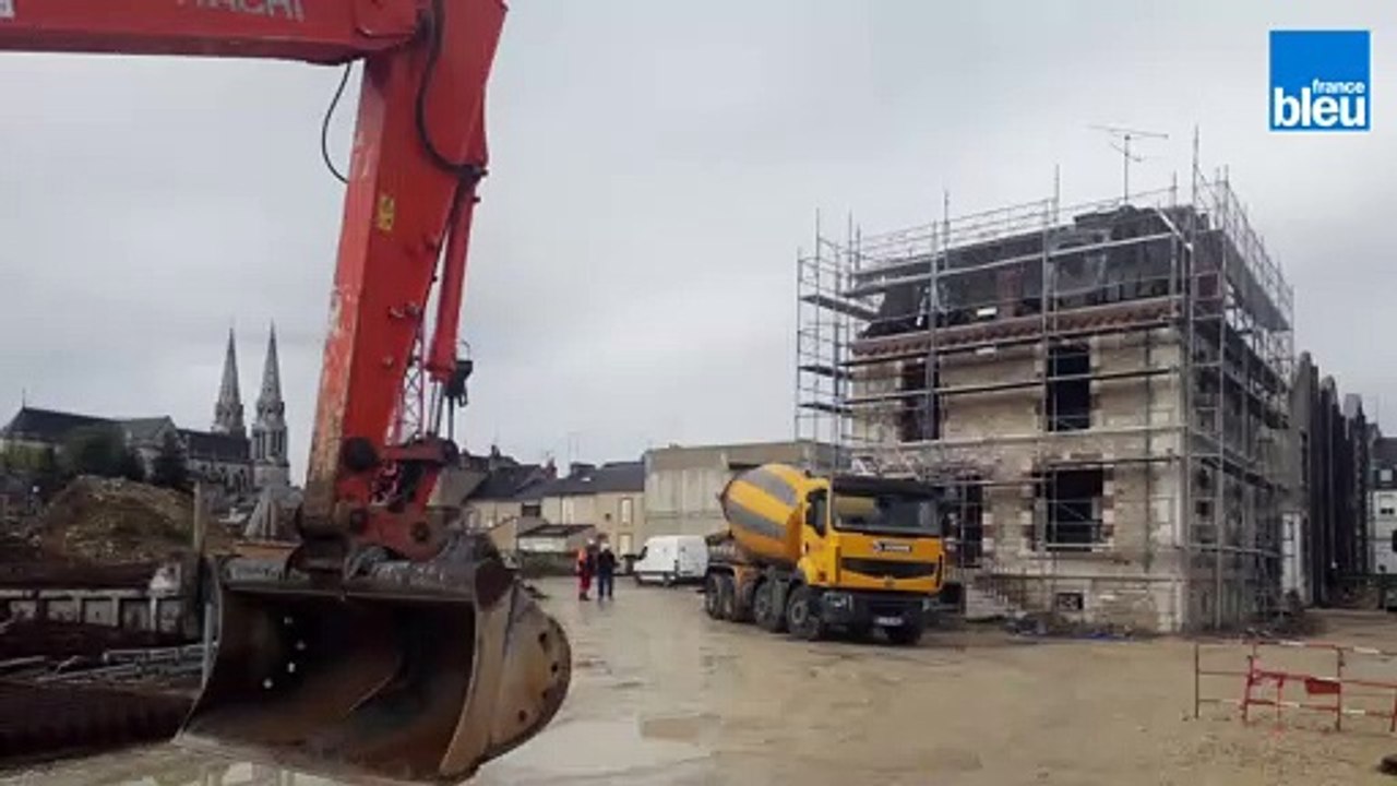 Châteauroux : les travaux sur le site de l'ancienne usine des "100 000 Chemises" avancent bien