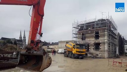 Châteauroux : les travaux sur le site de l'ancienne usine des "100 000 Chemises" avancent bien