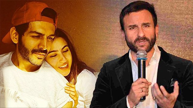 Sara Ali Khan's father Saif Ali Khan breaks silence on her relation with Kartik Aryan | FilmiBeat