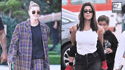 Justin's Ex Kourtney K & Wife Hailey Bieber Attend Church Together