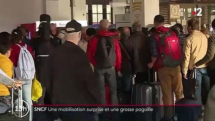 SNCF : la mobilisation surprise provoque une grosse pagaille