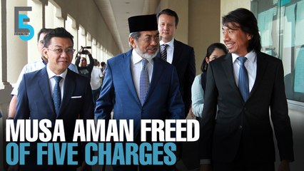 EVENING 5: Musa Aman freed of five charges