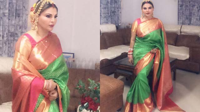 Rakhi Sawant celebrates her first Karwa Chauth for NRI husband | FilmiBeat