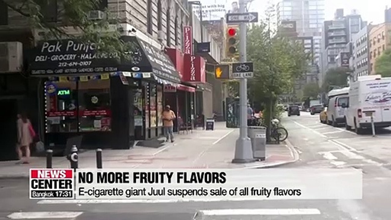 E-cigarette giant Juul suspends sale of all fruity flavors