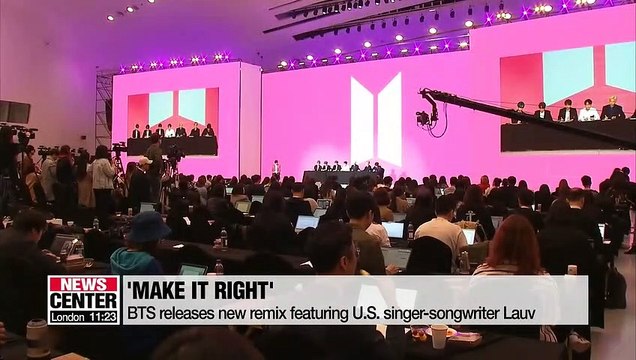 BTS releases new song 'Make It Right' featuring U.S. singer-songwriter Lauv