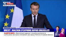 Brexit: Emmanuel Macron salue 