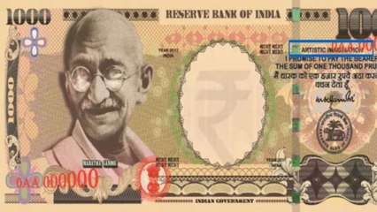 RBI Issuing New Rs 1,000 Notes?