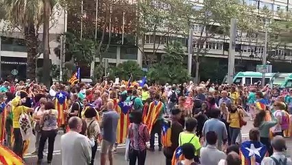 Las marchas provenientes de Tàrrega y Tarragona ya están en Barcelona