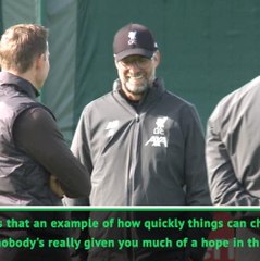 Solskjaer not holding on to the fact he's made a better start than Klopp