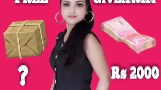 GIVEAWAY - SPECIAL GIVEAWAY FOR MY FOLLOWERS | 2019 | HINDI