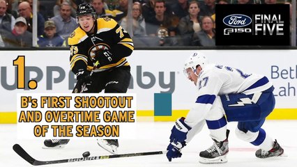 Ford Final Five Facts: Bruins Drop First OT Game Of Season To Lightning