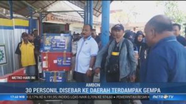 Tim Rescue Partai NasDem Tiba di Ambon