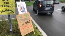 Action de soutien aux pompiers