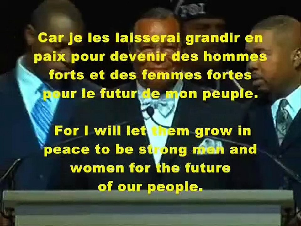 JE JURE....(extraordinaire discours )