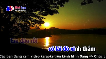 Bến Sông Chờ - Karaoke - Mạnh Quỳnh_HD