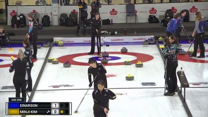 World Curling Tour, Canad Inns Women's Classic 2019 Minji Kim (KOR) vs Einarson (CAN)