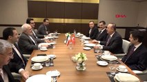 Çavuşoğlu, iran dışişleri bakanı cevad zarif ile görüştü