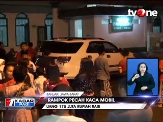Pecahkan Kaca Mobil, Uang Rp175 Juta Digasak Perampok