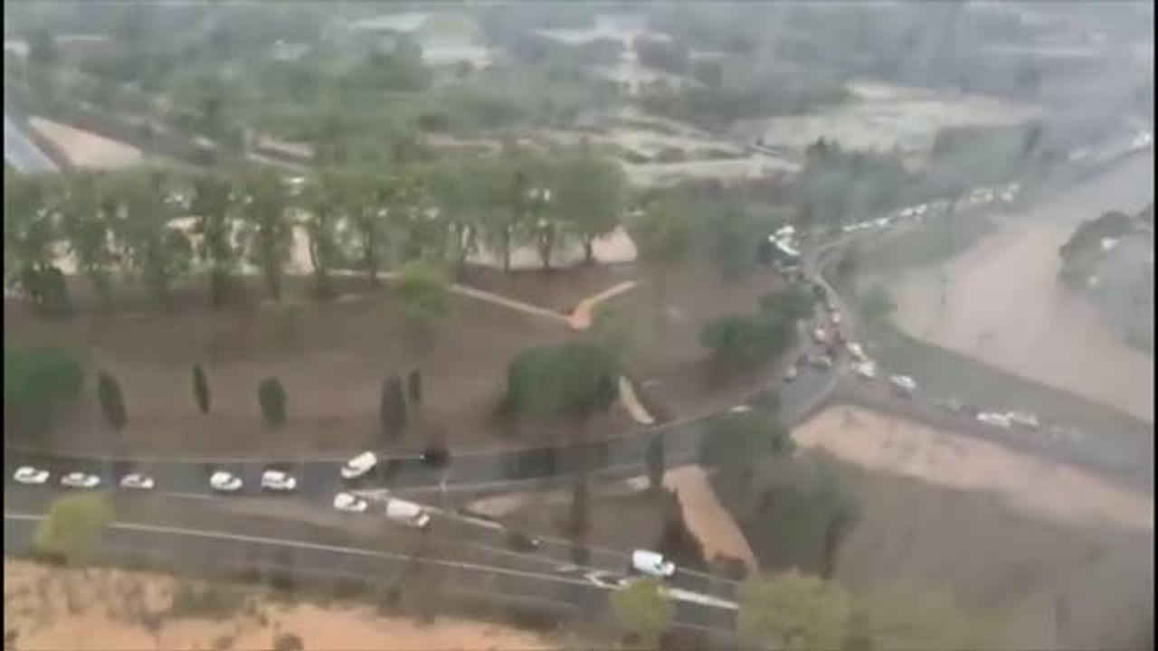 El temporal causa numerosos destrozos en los Pirineos Orientales