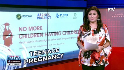 Pagtaas ng teenage pregnancy sa bansa, ikinaalarma ng POPCOM