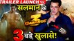 3 BIG Revelations Made By Salman Khan At DABANGG 3 Trailer Launch