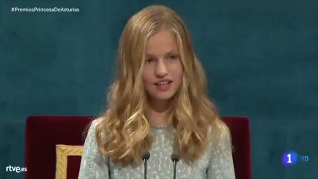 La princesa Leonor en los Premios Princesa de Asturias 2019