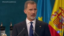 El rey Felipe VI en los Premios Princesa de Asturias