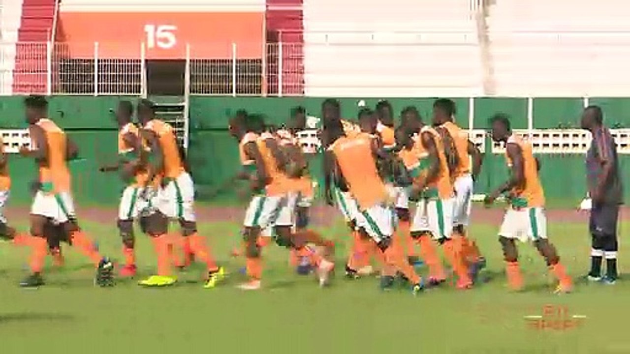 Éliminatoires Chan 2020 Côte d'ivoire - Niger : Entrainement des Éléphants