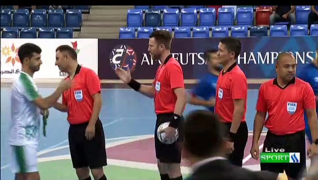 تصفيات كأس آسيا لكرة الصالات منتخب العراق ومنتخب الكويت 18 10 2019 الشوط الاول