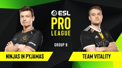 CS-GO - Ninjas in Pyjamas vs. Team Vitality [Overpass] Map 1 - Group B - ESL EU Pro League Season 10