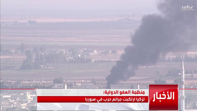 منظمة العفو الدولية تتهم تركيا بارتكاب جرائم حرب في سوريا