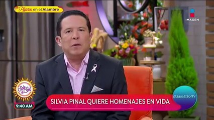 ¡Silvia Pinal confiesa querer ser homenajeada en vida!