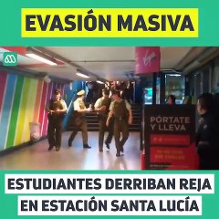 Usuarios registraron el momento que protagonizaron los estudiantes.