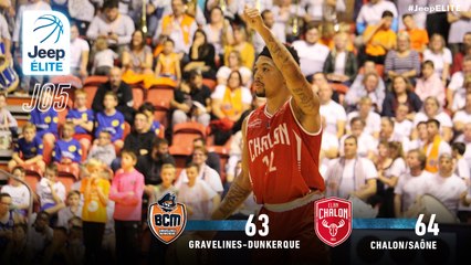 Jeep® ÉLITE : Gravelines-Dunkerque vs Chalon/Saône (J5)