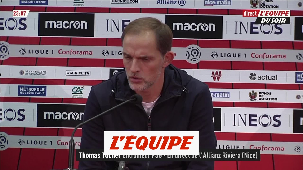 Tuchel «Une bonne première mi-temps» - Foot - L1 - PSG
