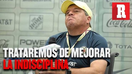 Miguel Herrera: 'Trataremos de mejorar la indisciplina, empezando por mí'