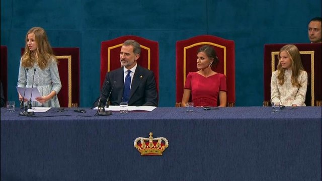 Leonor de Borbón ejerce de anfitriona en los premios Princesa de Asturias