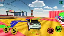 GT Car Racing Stunts - Crazy Impossible Tracks Car Games - Android Gameplay Video