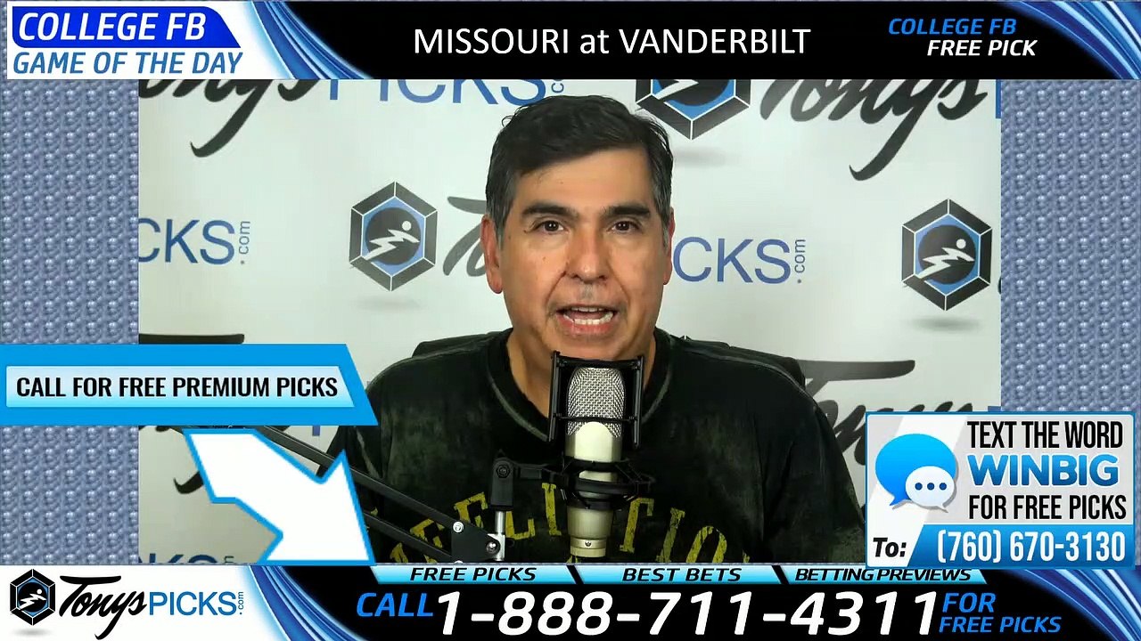 Missouri Vanderbilt College Football 10/19/2019