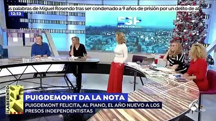 Sánchez Dragó apaleando a Elisa Beni para arrancar 2019
