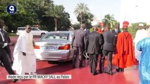 Visite du Président Abdoulaye Wade au Palais