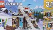 LEGO Creator Modular Winter Vacation "Bobsleigh Track" (31080) - Toy Unboxing and Speed Build