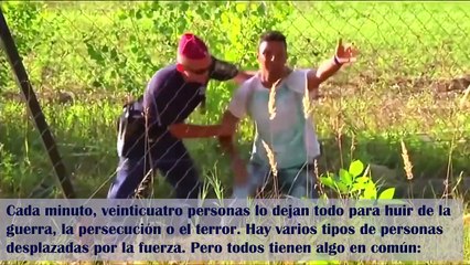 Edgar Raúl Leoni Moreno tipos de personas desplazadas por la fuerza refugiados