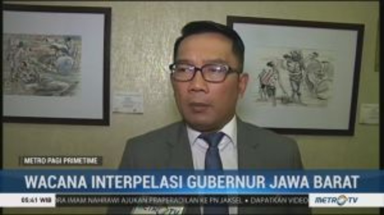 Ridwan Kamil Tanggapi Wacana Interpelasi